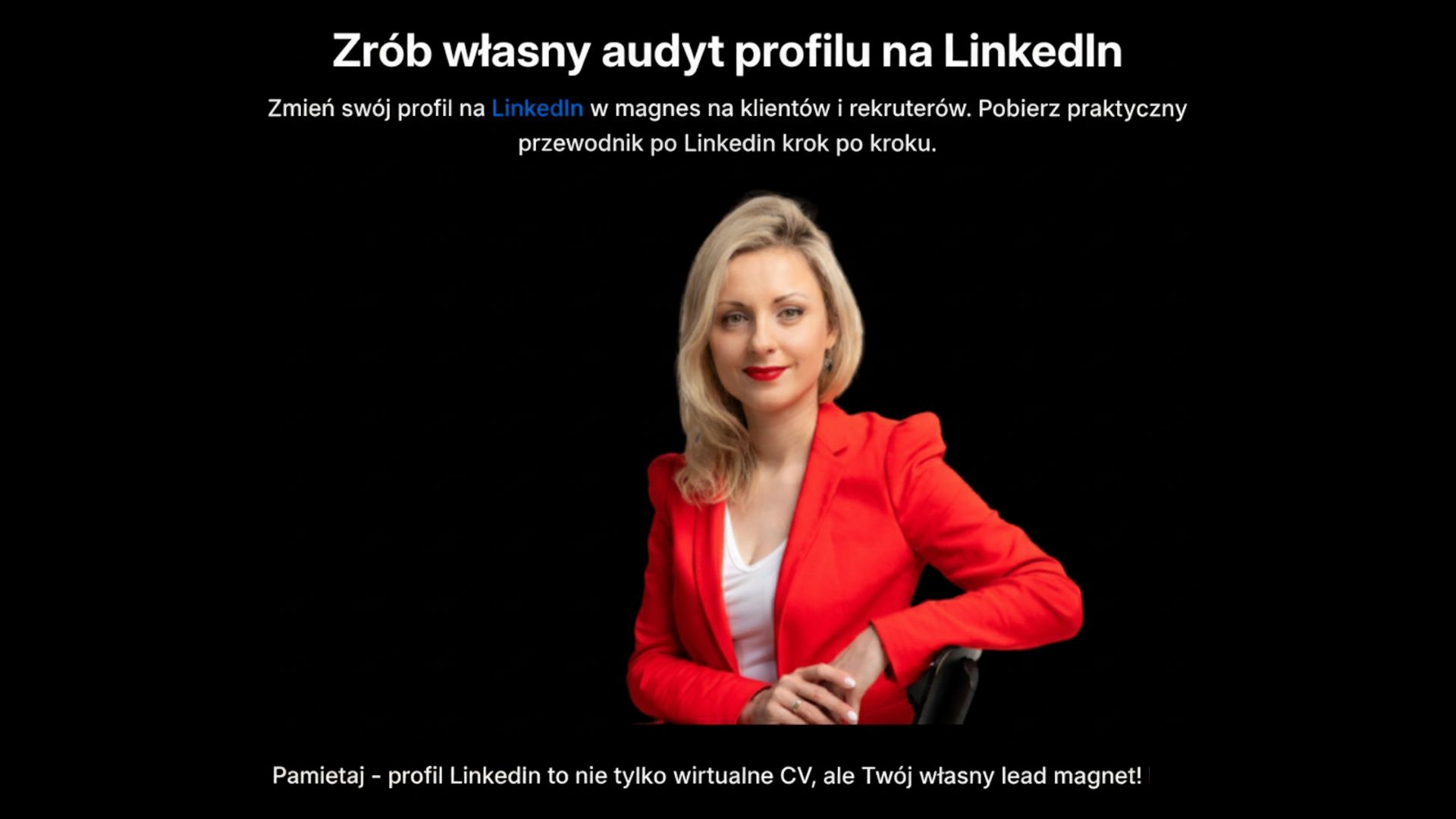 Monika Skrodzka LinkedIn audyt profilu LinkedIn